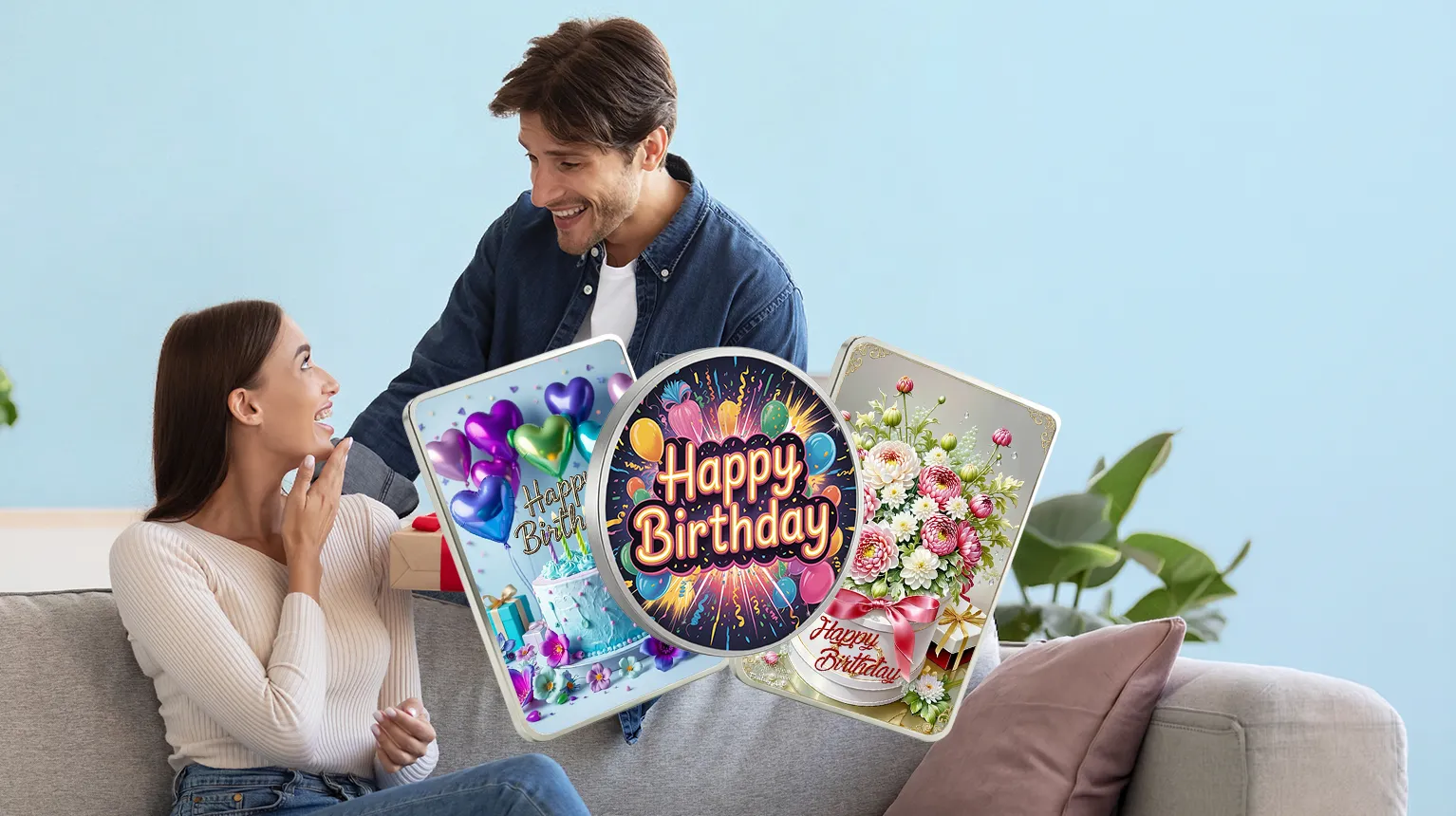 Geburtstagsgeschenk aus Silber