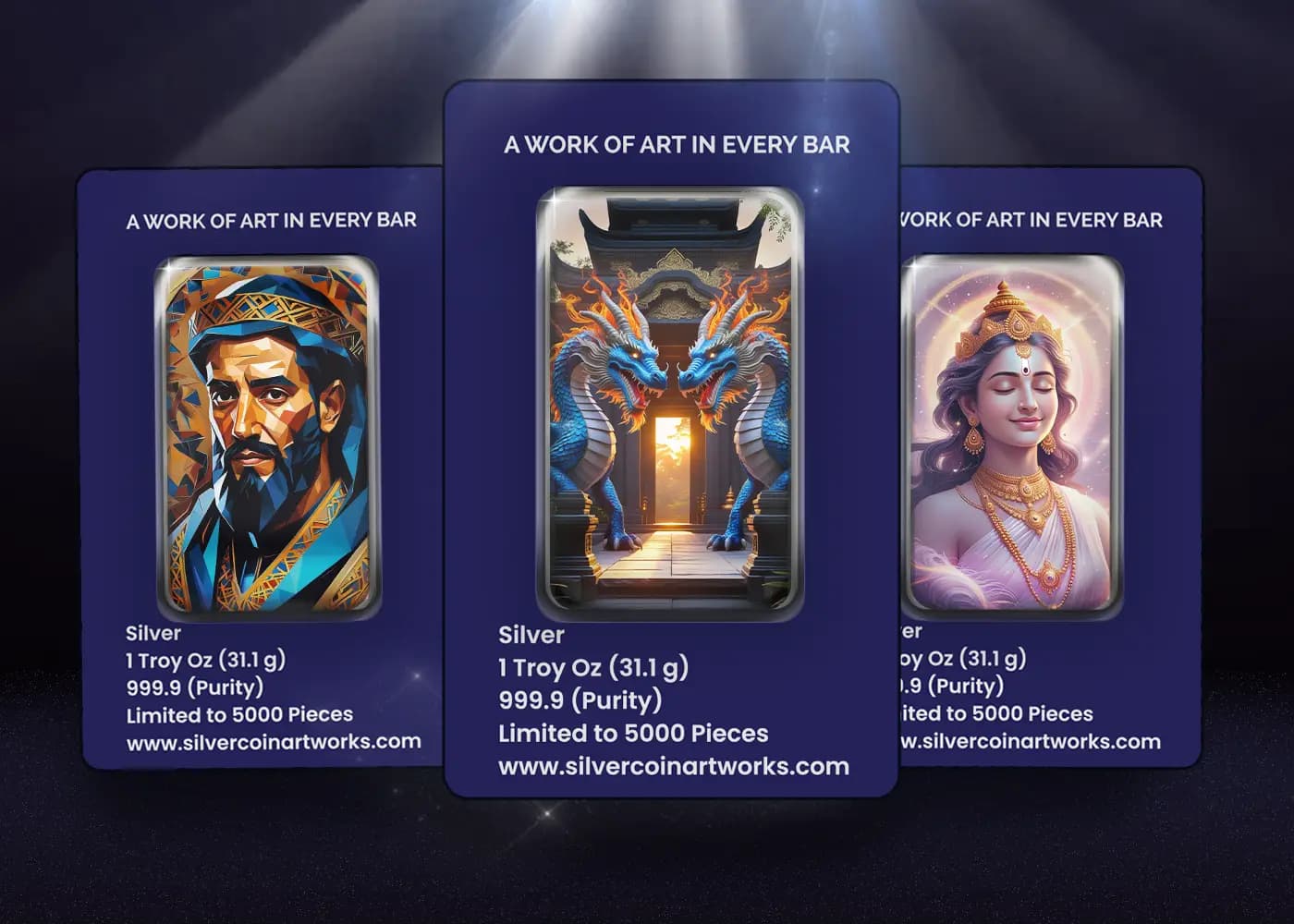 Color-finished silver bars Ã¢â‚¬â€œ limited edition