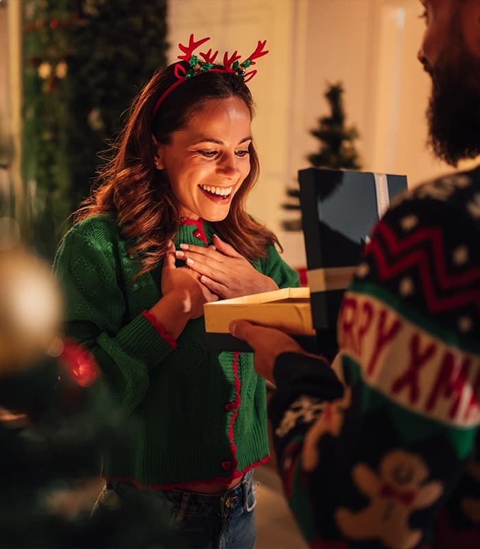 Silbermünze als Weihnachtsgeschenk