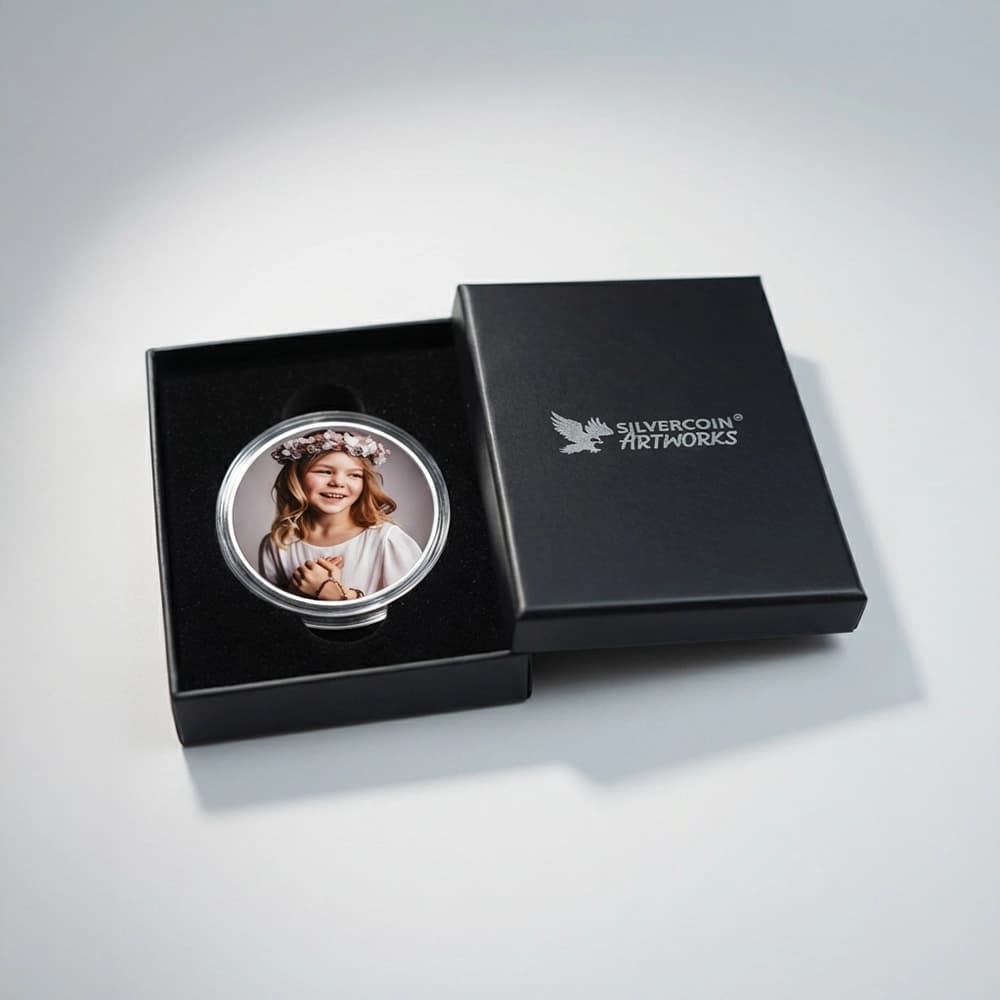 Personalisierbare Feinsilbermünze - hover