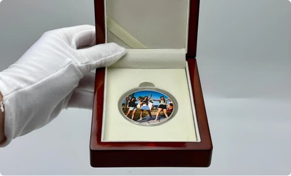 Personalisiertes Silbergeschenk zur Hochzeit